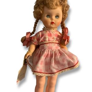 1960s Walker Style Jolly Doll Rare Original Box Orig Tag Damaged unmarked